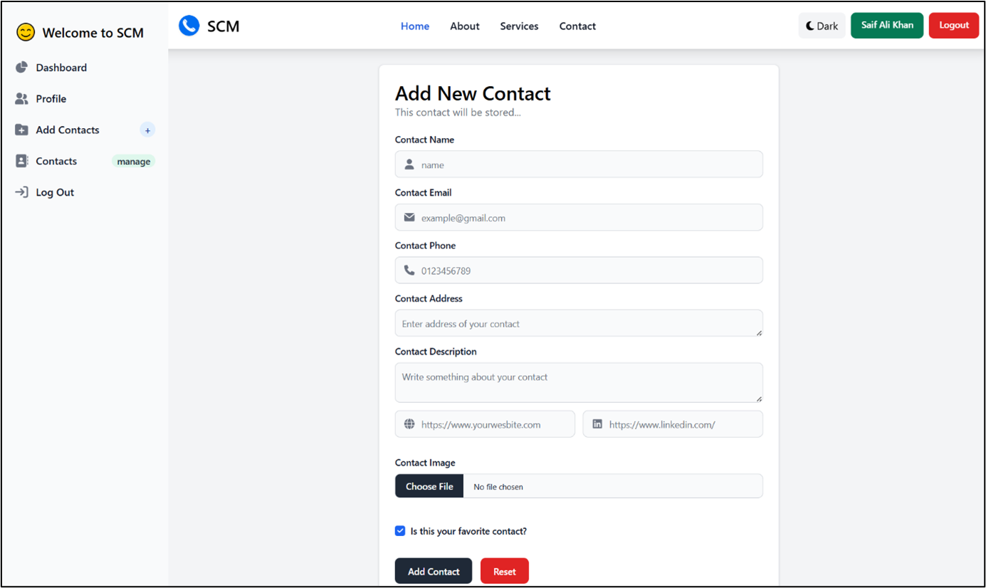 Add Contacts