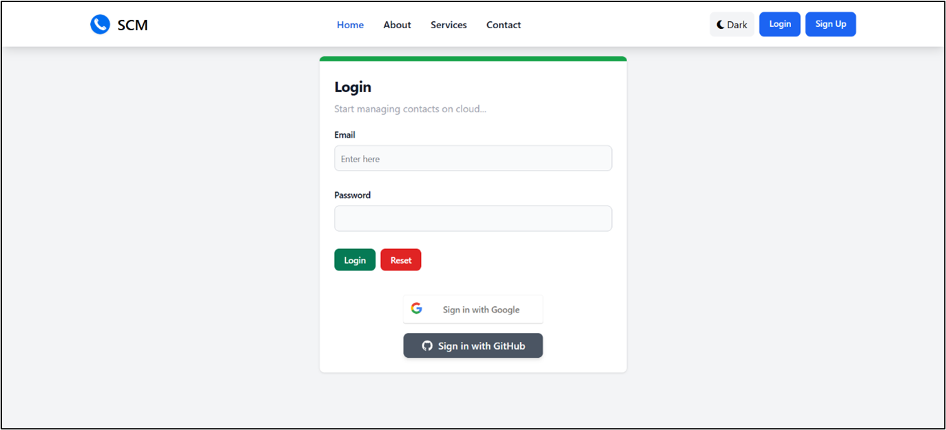 Login Page